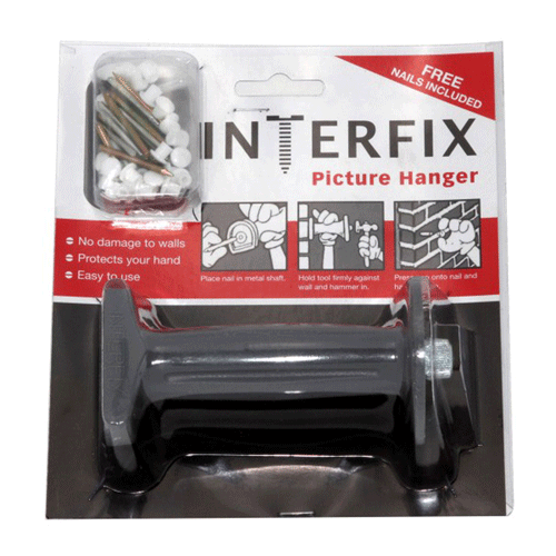 "PICTURE HANGING DRIVE TOOL RED - SIMILAR TO HILTI HAND FIX TOOL"