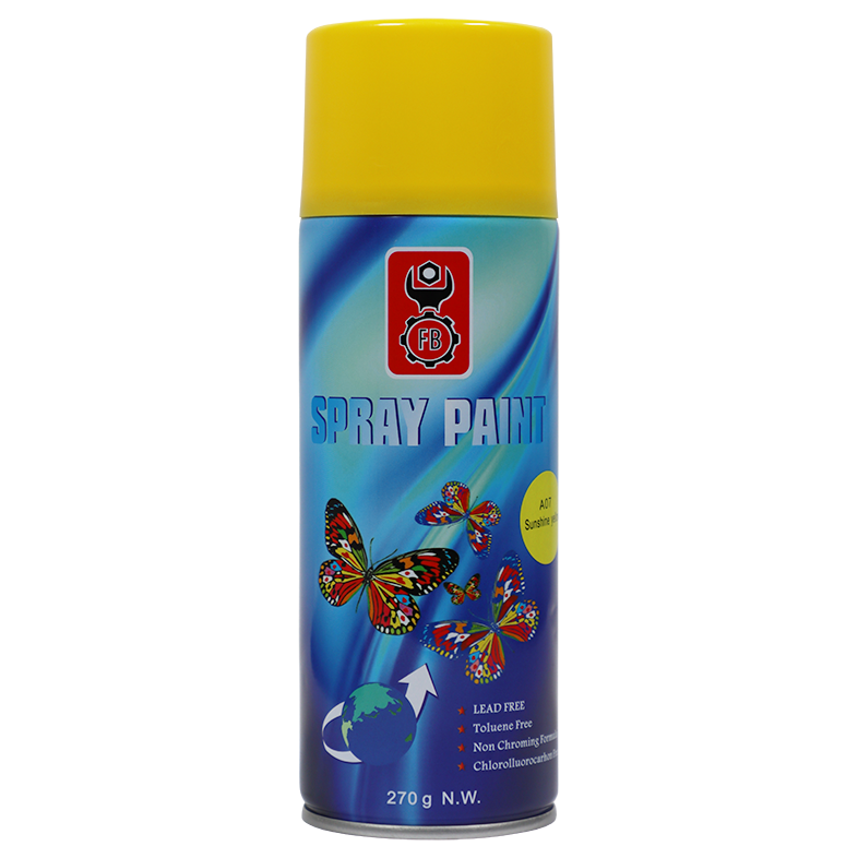 "SPRAY PAINT YELLOW SUNSHINE 400ML FB - LEAD FREE"