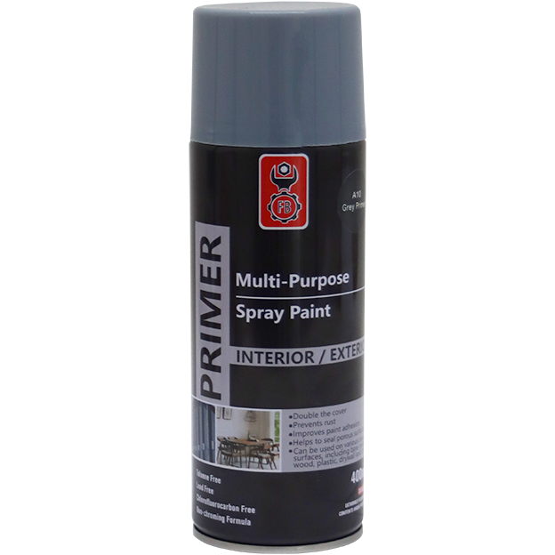 "SPRAY PAINT PRIMER GREY  400ML FB - LEAD FREE"