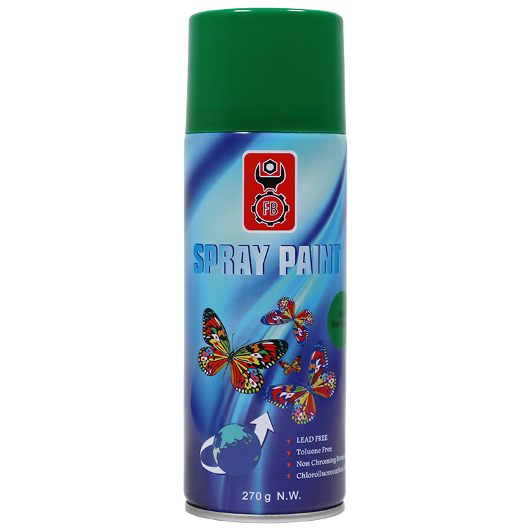 "SPRAY PAINT GREEN IRISH 400ML FB - LEAD FREE"