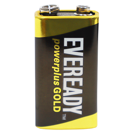 "BATTERY  9V-AL EVEREADY - NON- RECHARGEABLE - SOLD LOOSE"
