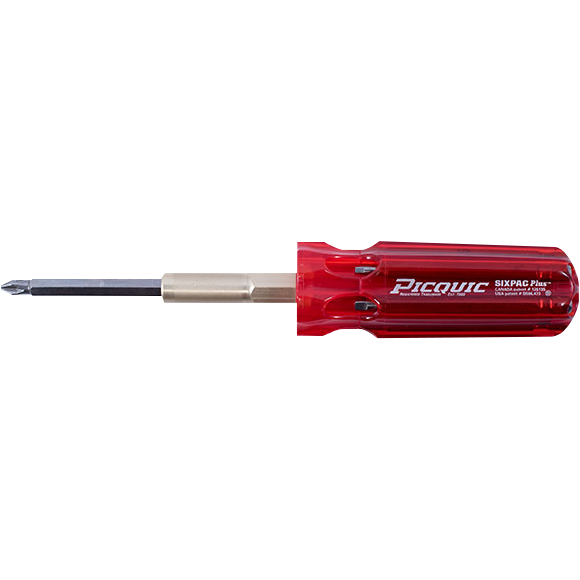 SCREWDRIVER SET MULTI 6 IN 1 PICQUIC - 1/4