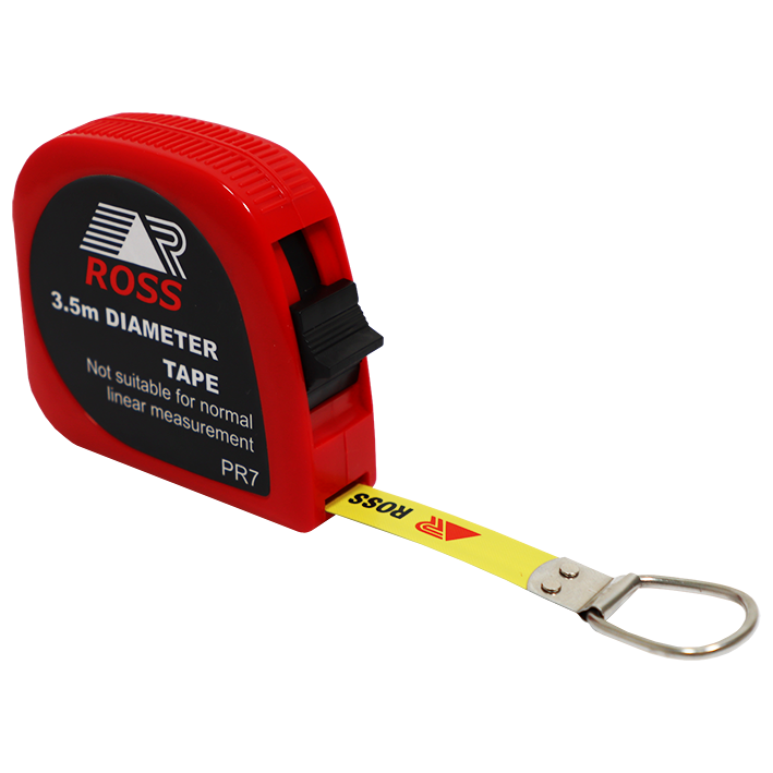 "TAPE DIAMETER 3.5M X 13MM ROSS - MAX 3.5M CIRCUMFERENCE \/ 104CM DIAMETER"