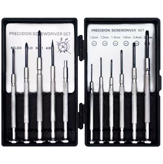 "SCREWDRIVER SET PRECISION 11PC FB - JEWELLERS (MAGNETIC)"