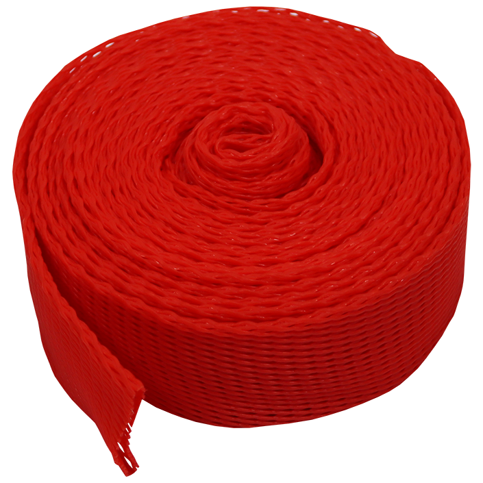 "SLEEVE PROTECTIVE NYLON 5M ORANGE - MESH - PRICE PER M (SOLD PER 5M ROLL)"