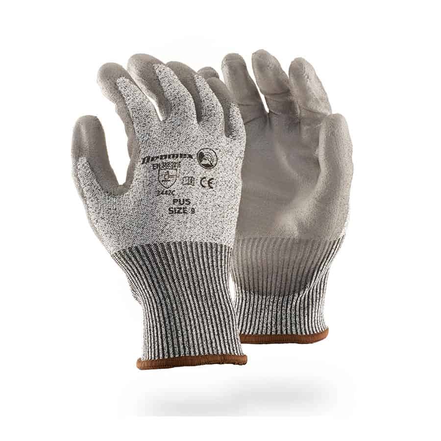 "GLOVE CUT PU PALM SIZE  9 DRO - POLYURETHANE PALM (CUT LEVEL 4)"