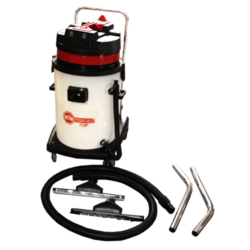 "VACUUM CLEANER 70L 2000W POLY DRUM - TWIN TURBO MOTOR (WET\/DRY CLEANER)"