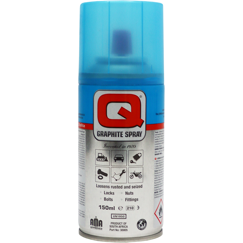 "PENETRATING  SPRAY  150ML GRAPHITE Q5 - GRAPHITE BASED LUBRICANT"