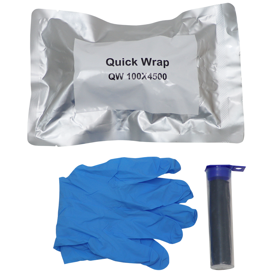 "PIPE QUICK WRAP 100MM X 4.5M FB - PIPE REPAIR BANDAGE (30 MIN CURE)"
