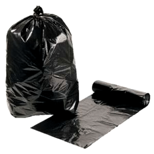 "PLASTIC BAG BLACK 750X950 60MIC (50) - REFUSE BAG SOLD PER PACK OF 50"