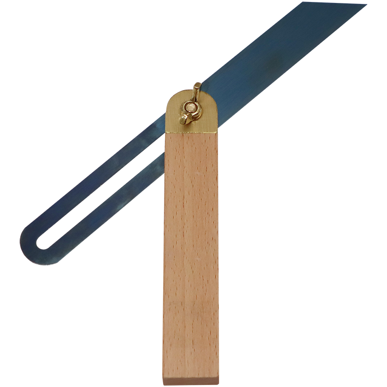 "SQUARE BEVEL 225MM BEECH  FISHER - STEEL BLADE - BEECH WOOD HANDLE"