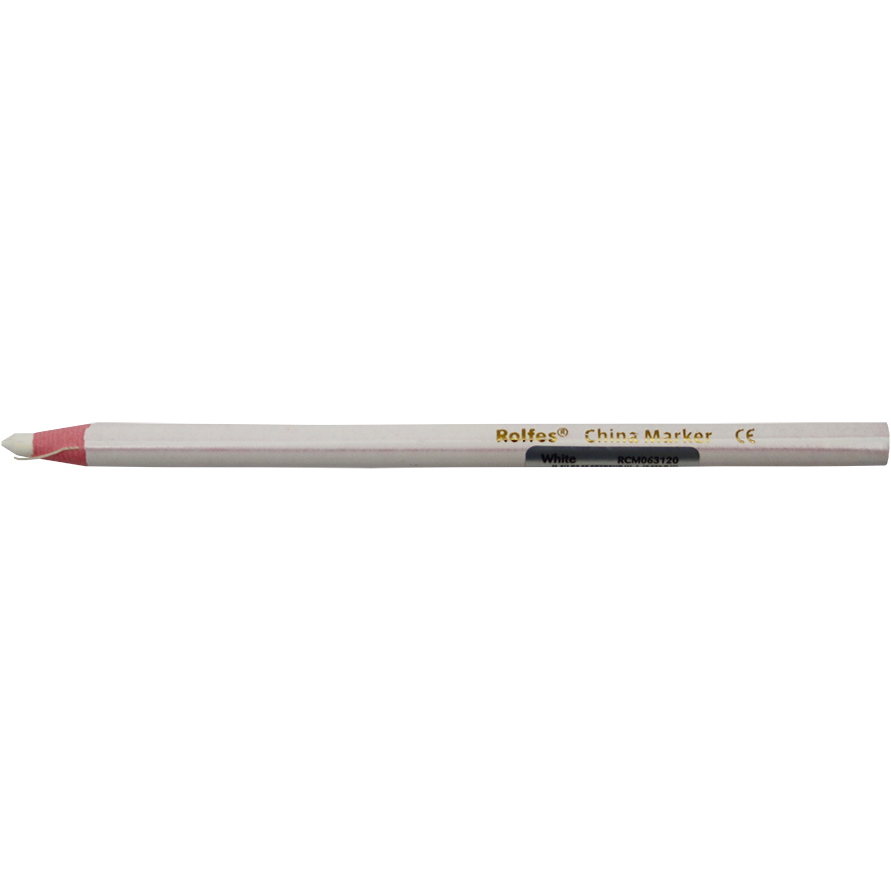 "MARKER CHINA WHITE  ROLFES - WAX CORE WATERPROOF INDUSTRIAL MARKER"