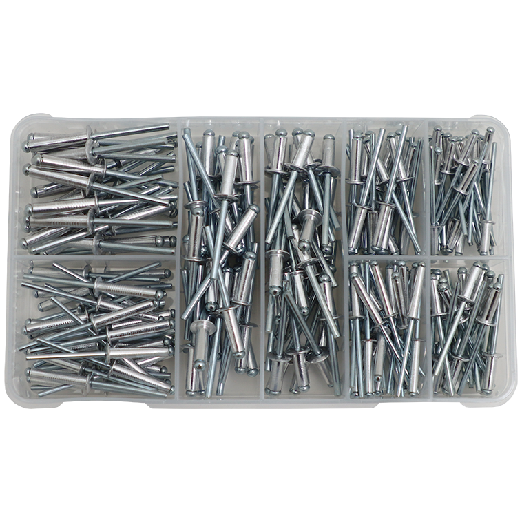 "ASSORT MIXED RIVETS 215PC - MIXED RIVETS"