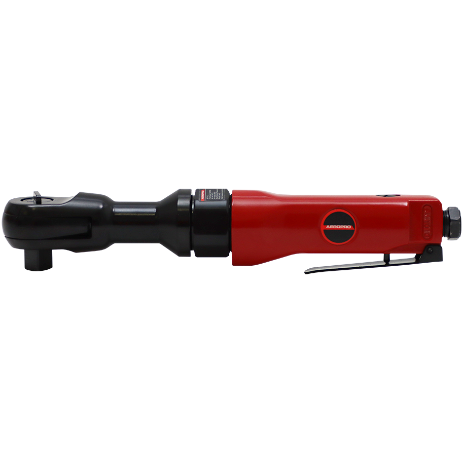 "PNEUMATIC RATCHET WRENCH 1\/2\"  AEROPRO - 160 RPM - RED - 68NM"