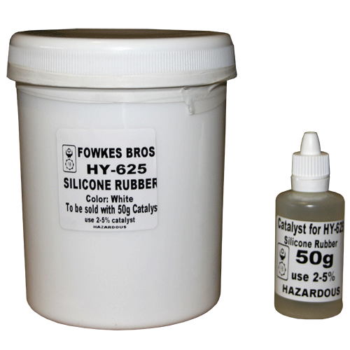 "SILICONE RUBBER FOR MOULD 1KG HY-625 - USE 2 - 5% CATALYST"