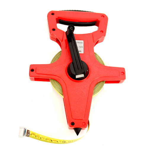 "TAPE  50MX13MM STEEL FREEMAN - WIND UP - OPEN PLASTIC FRAME"