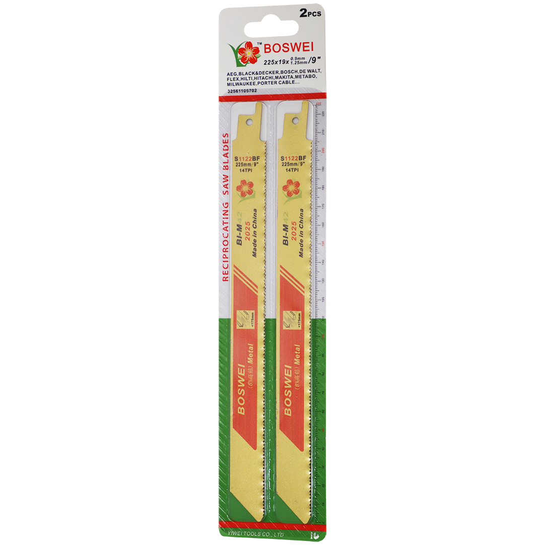BL SABRE SAW BLADE 225MM METAL BOS - SOLD PER PACK OF 2 / FOR