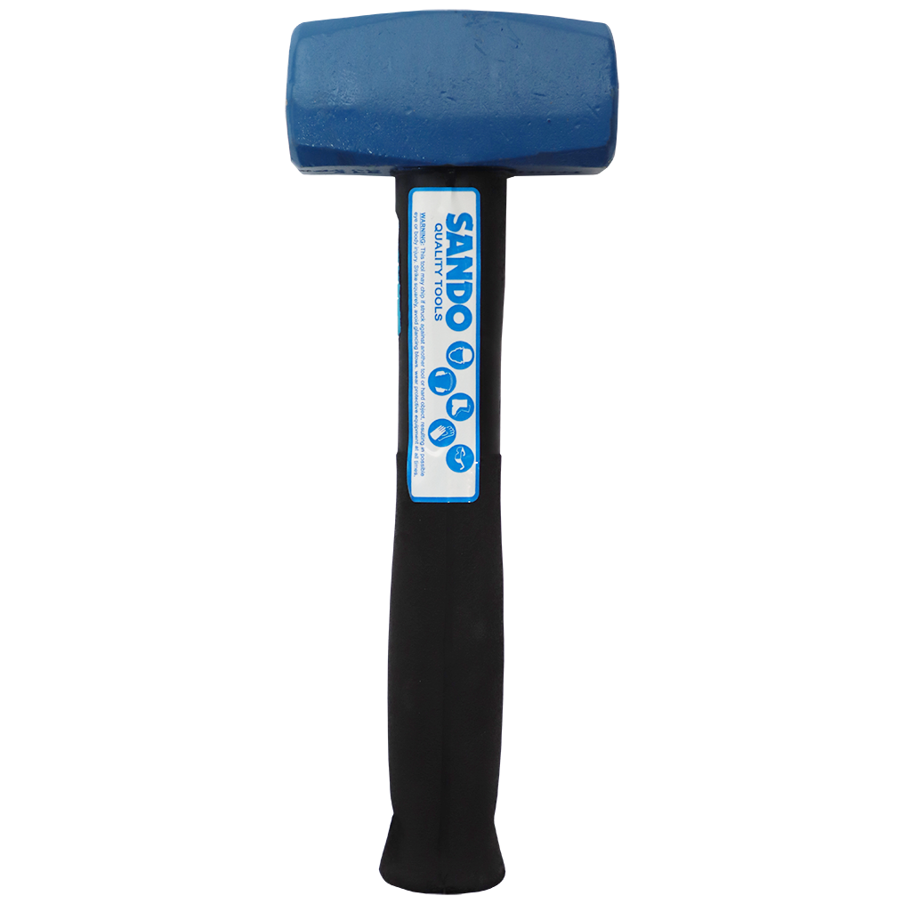 "HAMMER CLUB 1.8KG RUBBER SANDO - STEEL REINFORCED RUBBER HANDLE"