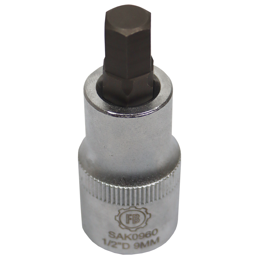 "SOCKET A\/KEY 1\/2\"D  9X  55    FB - HEXAGON BIT 1\/2\" DRIVE"