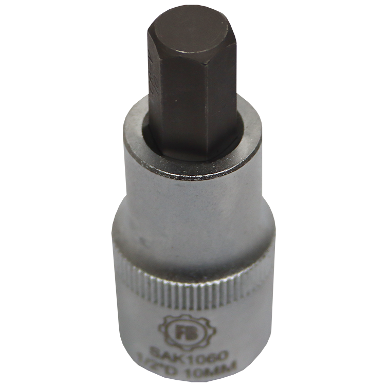 SOCKET A/KEY 1/2"D 10X 55 FB HEXAGON BIT 1/2" DRIVE Fowkes Bros