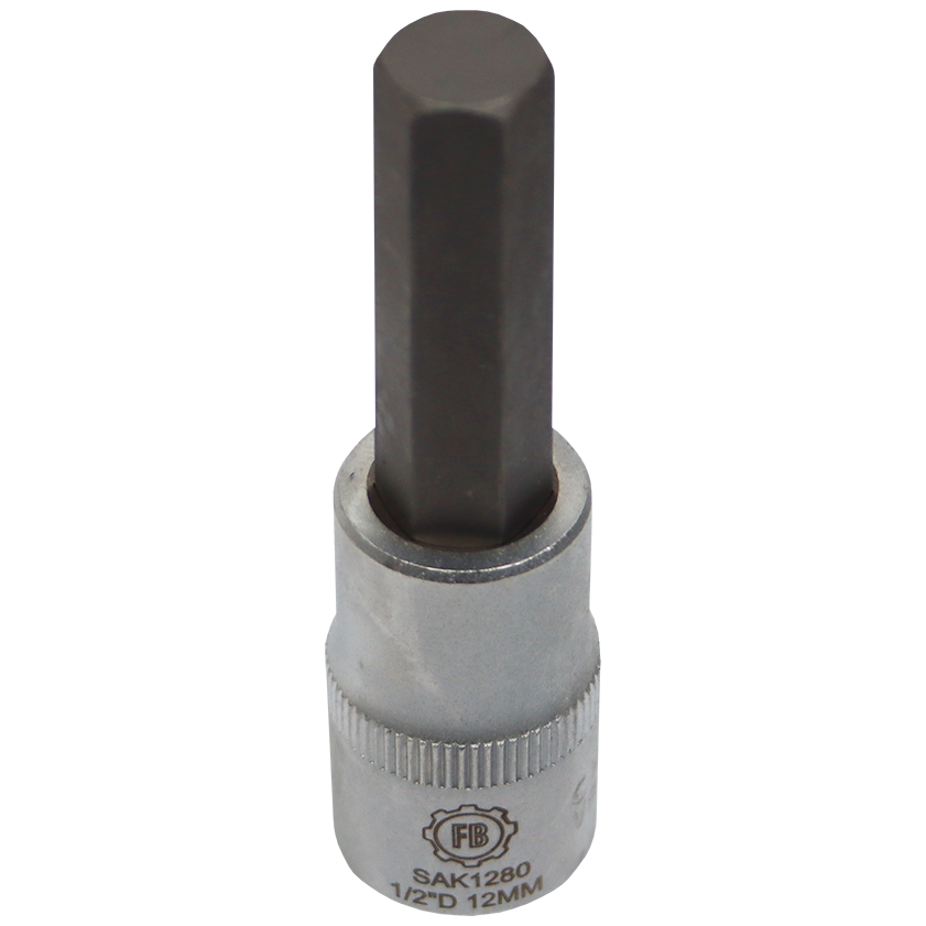 "SOCKET A\/KEY 1\/2\"D 12X  80   FB - HEXAGON BIT 1\/2\" DRIVE"