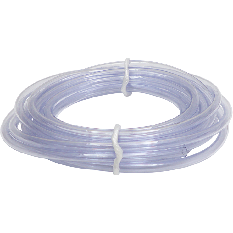 "HOSE CLEAR  THICK WALL    6MMX10M - PVC LOW PRESSURE - PER 10M COIL"
