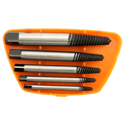 SCREW EXTRACTOR SET 5 PC GROZ - SPIRAL TYPE - OFFER ALTERNATIVE E202 ...
