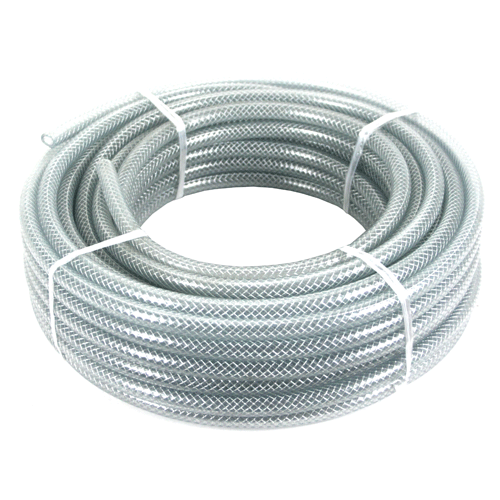 "HOSE CLEAR  REINFORCED F\/G    6MMX30M - PVC HIGH PRESSURE - PER 30M COIL"