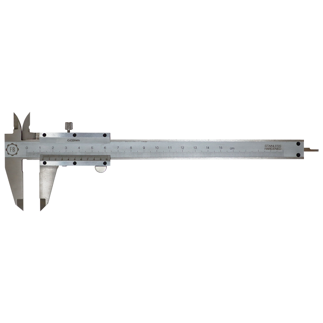 "VERNIER   150MM S\/S METRIC - STAINLESS STEEL - GRAD.0.02MM"