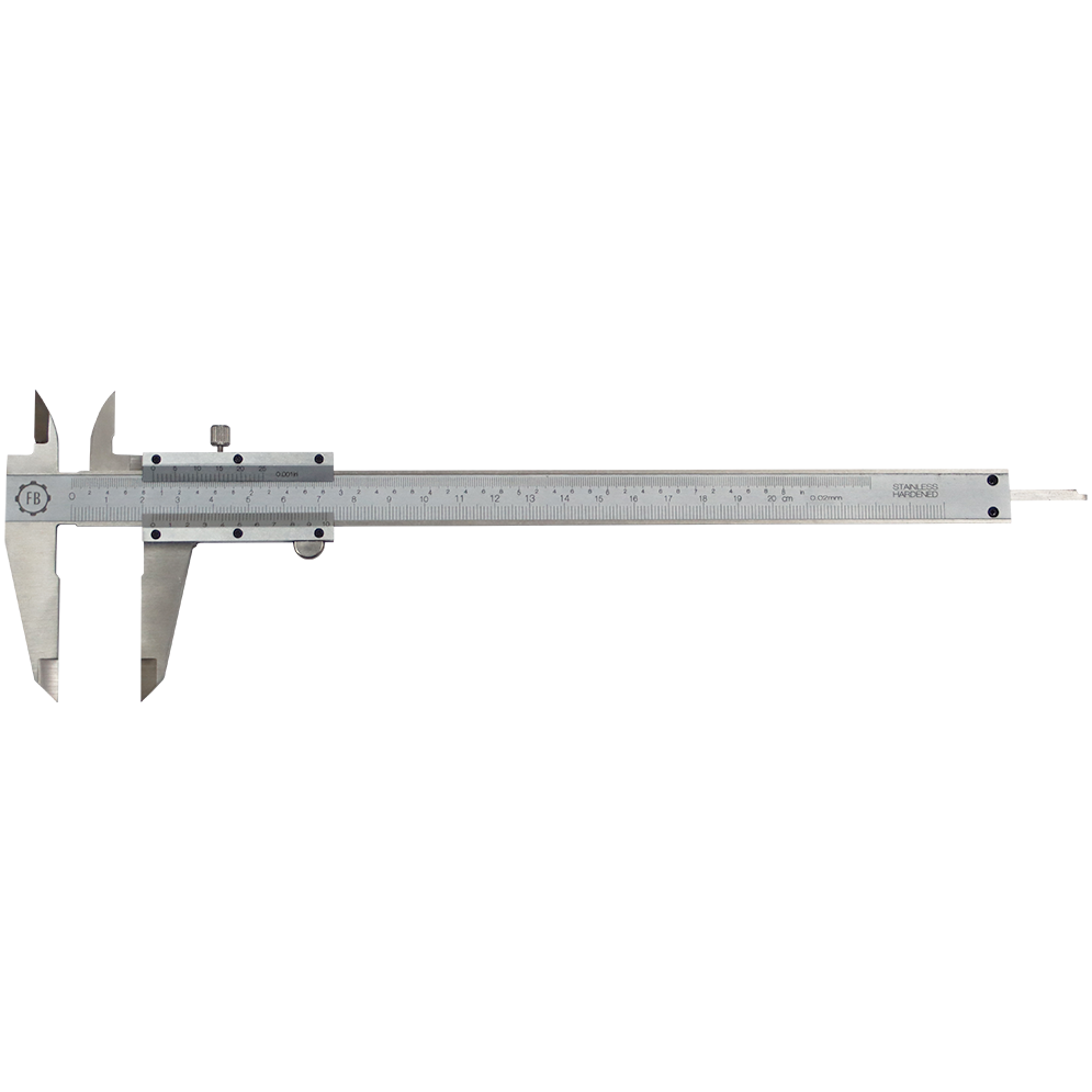 "VERNIER  MET\/IMP 200MM S\/STEEL - METRIC \/ IMPERIAL - GRAD.0.02MM\/0.001\""