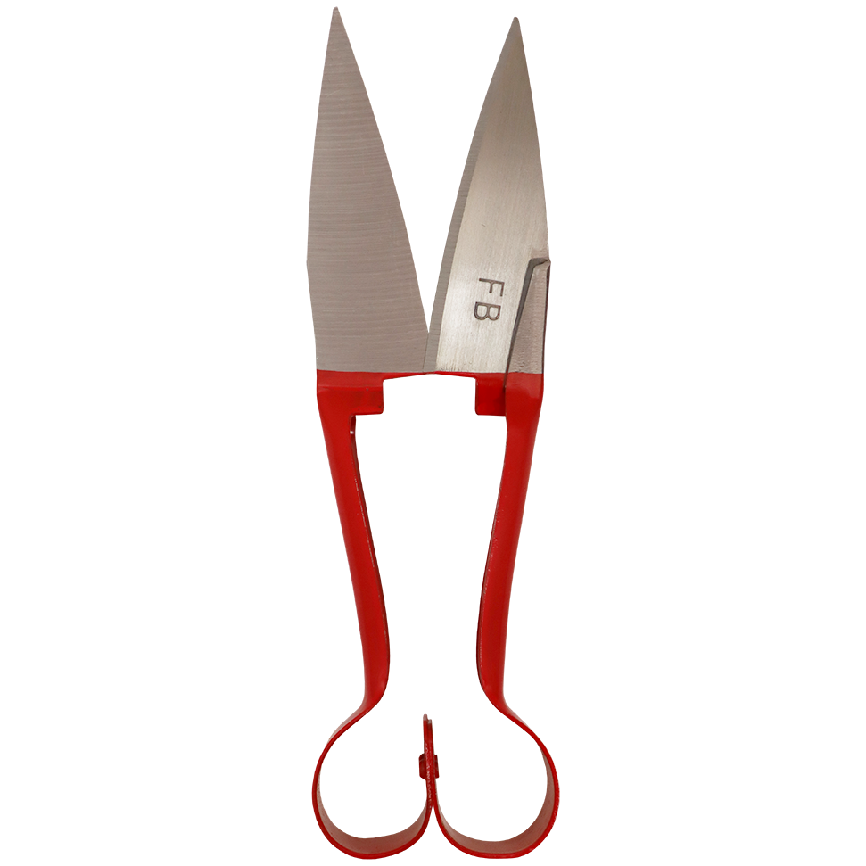 "SHEAR SHEEP RED HANDLE 320MM  FB - CARBON STEEL- HARDENED POLISHED BLADE"