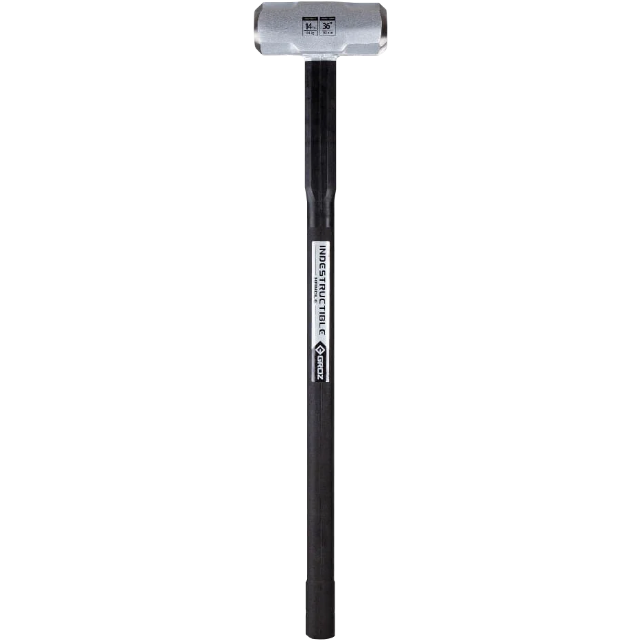 "HAMMER SLEDGE 6.3KG SOFT FACE GROZ - INDESTRUCTIBLE RUBBER GRIP HANDLE"