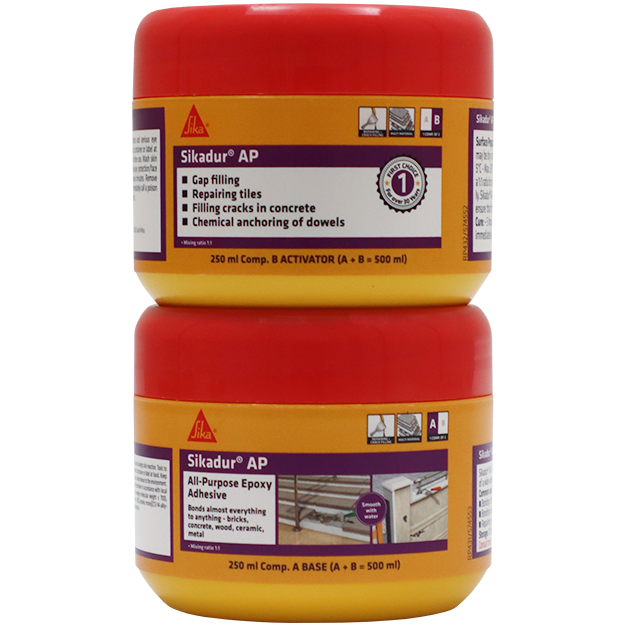 "EPOXY ADHESIVE SIKADUR AP  500ML - 2-PART A+B (ALL PURPOSE)"