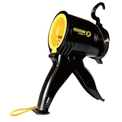 CAULKING GUN COMPACT 4" SILIGUN COMPACT DESIGN. NONDRIP Fowkes Bros