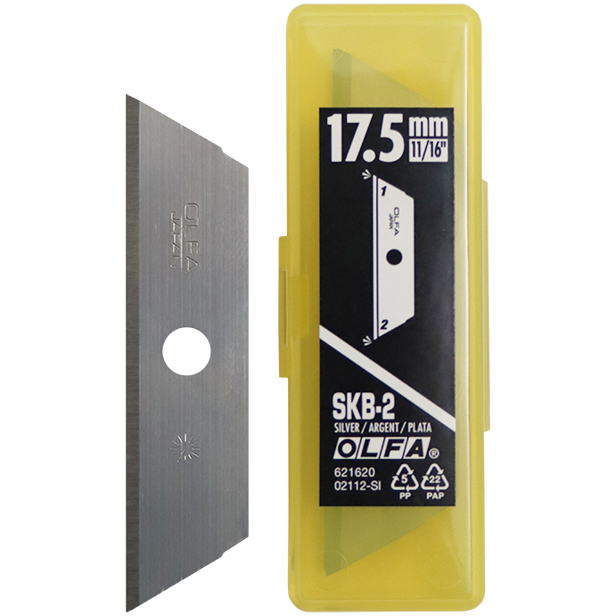 "TRIM BLADE UTILITY  50\/TUBE OLFA - SOLD PER TUBE OF 50 - TRAPEZOID"
