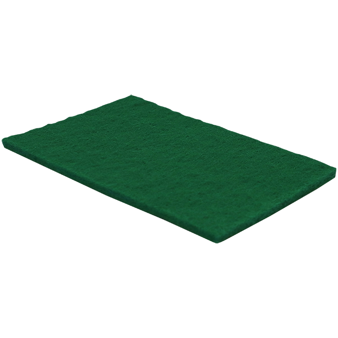 "SCOTCH BRITE PAD  240G MEDIUM GREEN - 150MM X 230MM PAD (10MM THICK)"