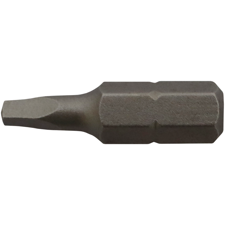 "BIT SQUARE NO.1 X 25MM BLACK FB - 1\/4\" HEX SHANK - UNIVERSAL (S1)"