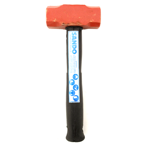 "HAMMER COPPER CLUB 1.8KG RUBBER SANDO - STEEL REINFORCED RUBBER HANDLE"