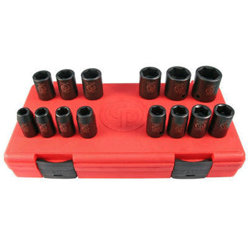 "SOCKET IMPACT SET  1\/2\" D 14PC  CP - METRIC\/IMP IMPACT SOCKET SET"