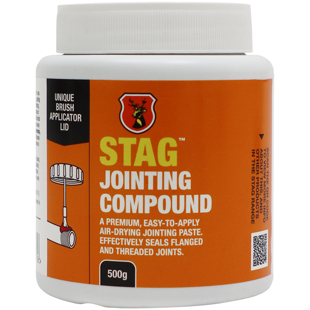 "STAG THREAD SEALANT PASTE 500G - PIPE THREAD SEALANT WITH BRUSH"