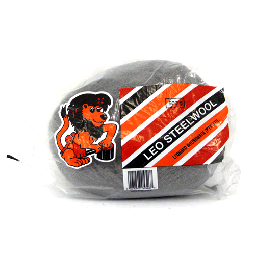 "STEELWOOL 500G PACK FINE - NON-SCRATCH - ALL PURPOSE CLEANING"