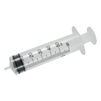 "SYRINGE PLASTIC  50ML - SOLD PER EA (25 PER BOX)"