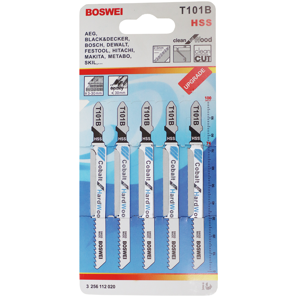 "BL JIGSAW BOS WOOD  30MM  (5\/PACK) - WOOD - UP TO 30MM- CLEAN CUT"