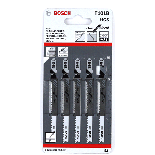 "BL JIGSAW BOS WOOD 30MM (5\/PACK) - WOOD - UP TO 30MM - SPLINTER FREE"
