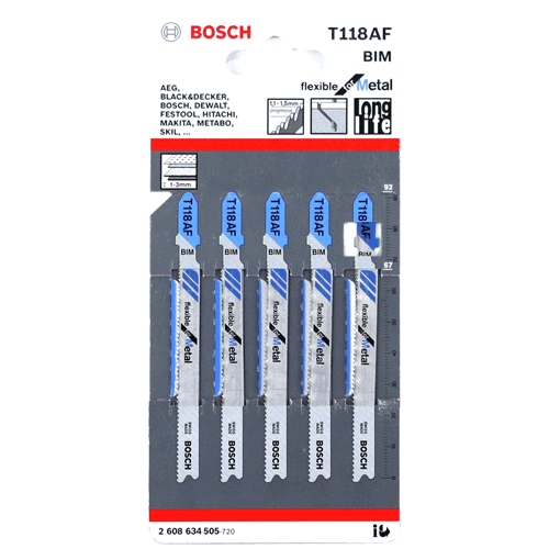 "BL JIGSAW BOS METAL 3.0MM (5\/PACK) - METAL - UP TO 3MM"