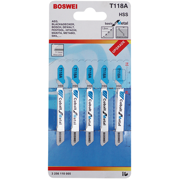 "BL JIGSAW BOS METAL  3.0MM  (5\/PACK) - METAL -  UP TO 3MM"