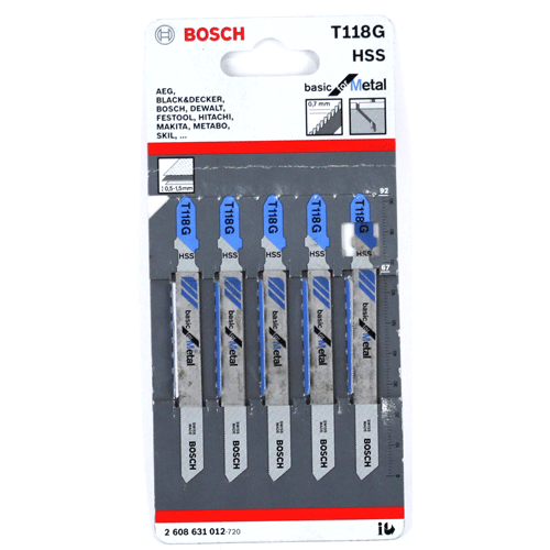 "BL JIGSAW BOS METAL 1.5MM (5\/PACK) - METAL - UP TO 1.5MM - FINE"