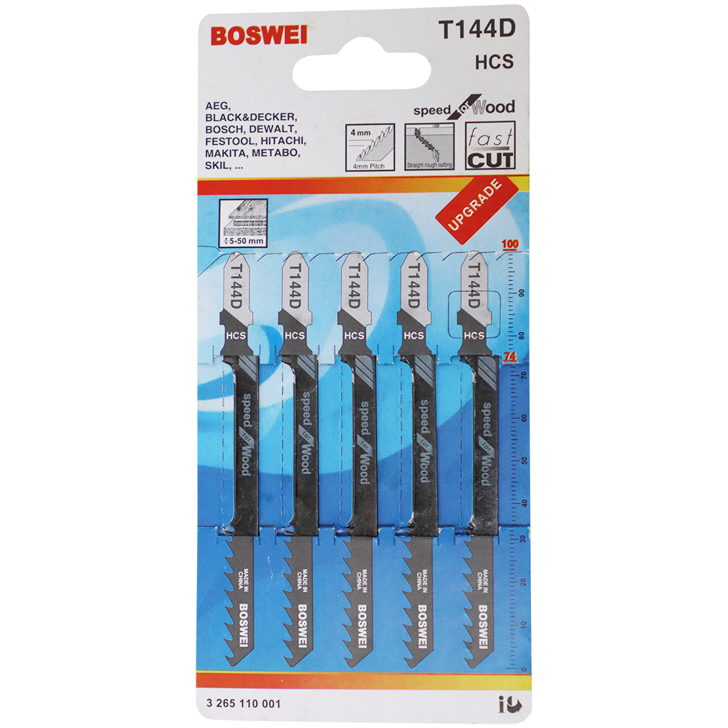 "BL JIGSAW BOS WOOD  50MM  (5\/PACK) - HARD WOOD - UP TO 50MM"