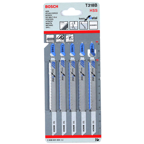 "BL JIGSAW BOS METAL 6.0MM (5\/PACK) - LONG SERIES - METAL - UP TO 6MM"