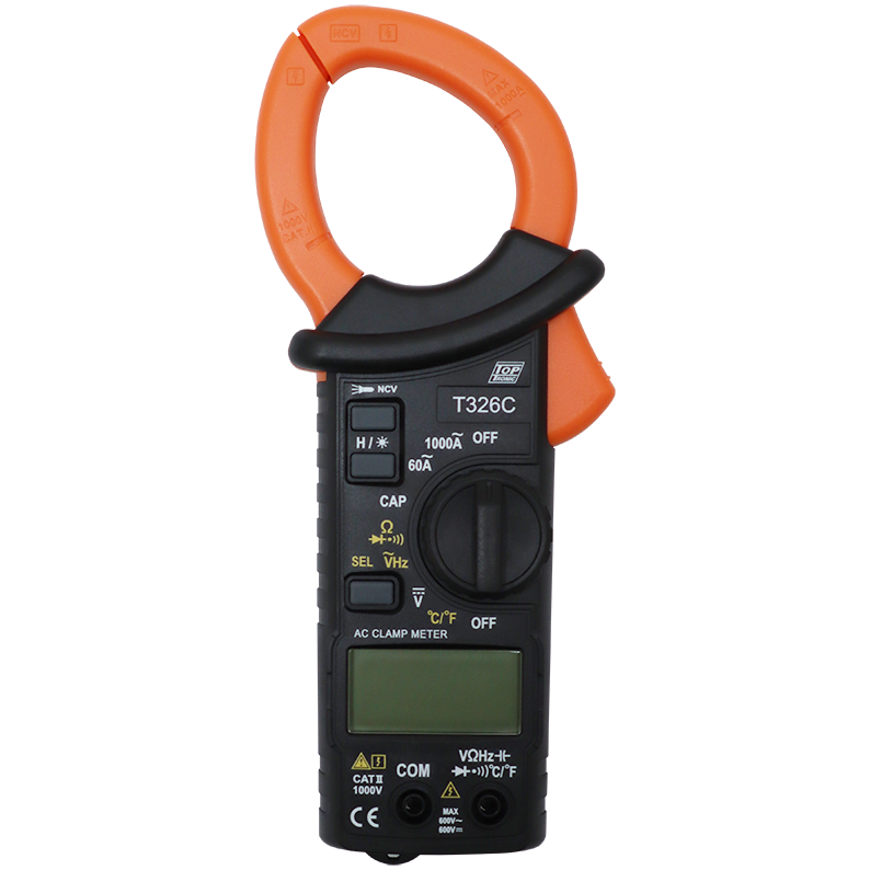 "TESTER CLAMPMETER DIGITAL 1000A TOP - AC\/DC AMP MEASURING"